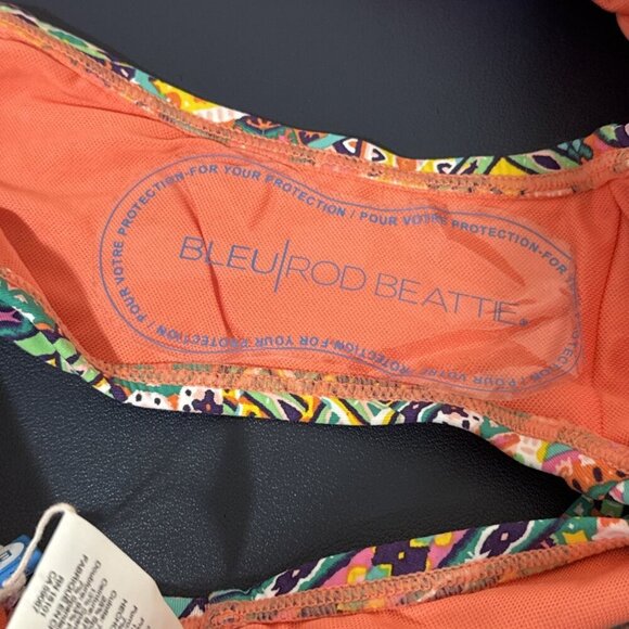 BLEU/Rod BEATTIE Women's 12 Hipster Swim Bottom Blue Orange Multi Print NWT - Picture 13 of 14